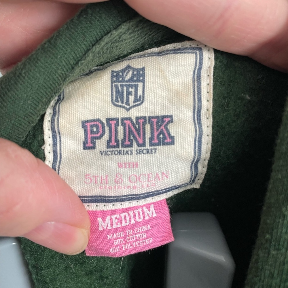 Victoria secret PINK Green Bay Packers Hoodie size medium - Picture 8 of 10